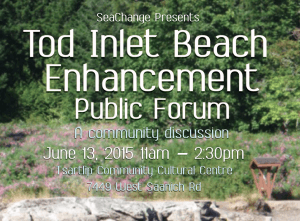Tod Inlet Beach Enhancement PUBLIC FORUM